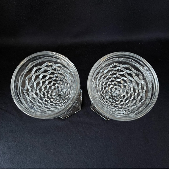 # 1 - Set of 2 - 10 oz Fostoria American - Water Goblets - Vintage - Picture 2 of 6